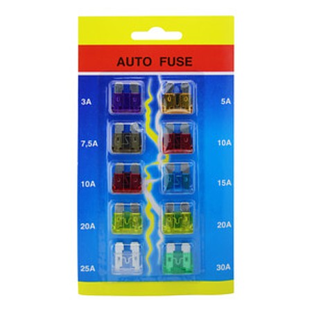 Juego de fusibles lamina para automóvil