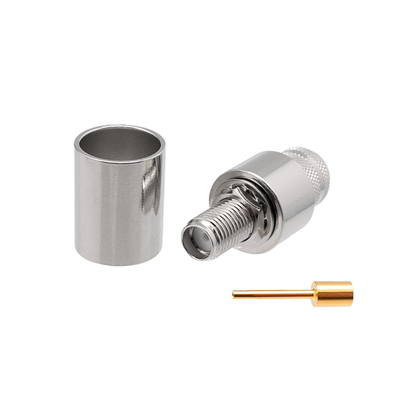 Conector SMA Hembra LMR400/RG213 Crimpar