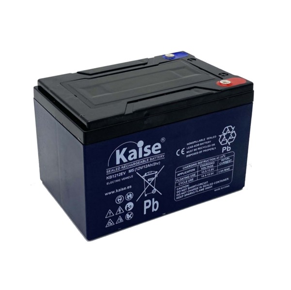 KB1212EV Batería 12V 12Ah Vehículo Eléctrico Kaise