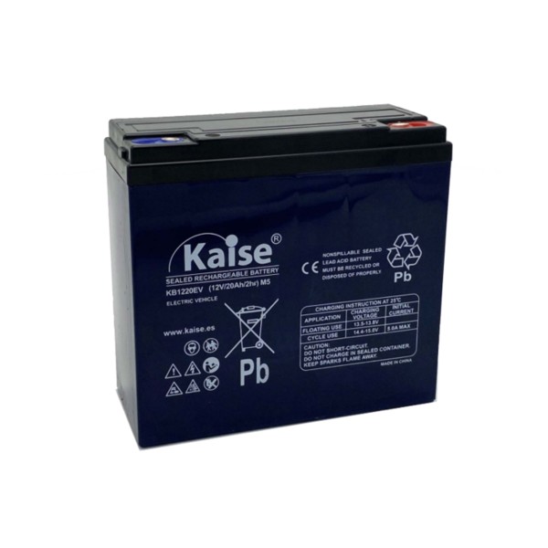 KB1220EV Batería 12V 20Ah Vehículo Eléctrico Kaise
