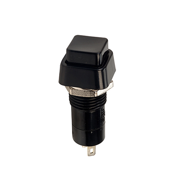 3837N Pulsador Off-(On) Negro M12Ø