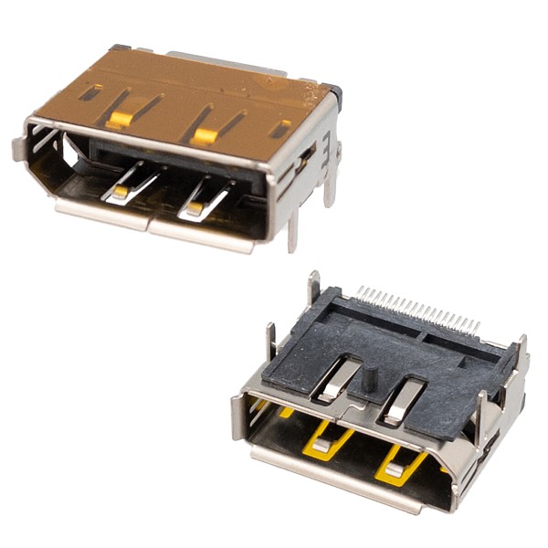 Displayport Hembra para circuito impreso