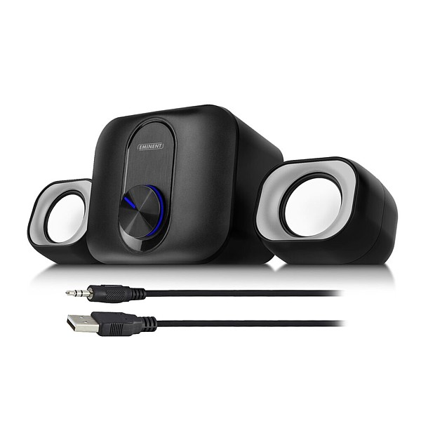 EM3515 Juego de altavoces 2.1 con alimentación USB para PC y portátil