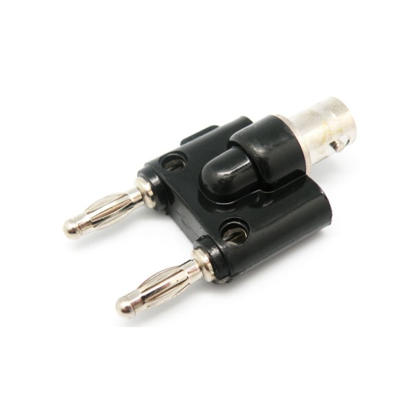 Adaptador BNC Hembra/2 x BANANA 4mm