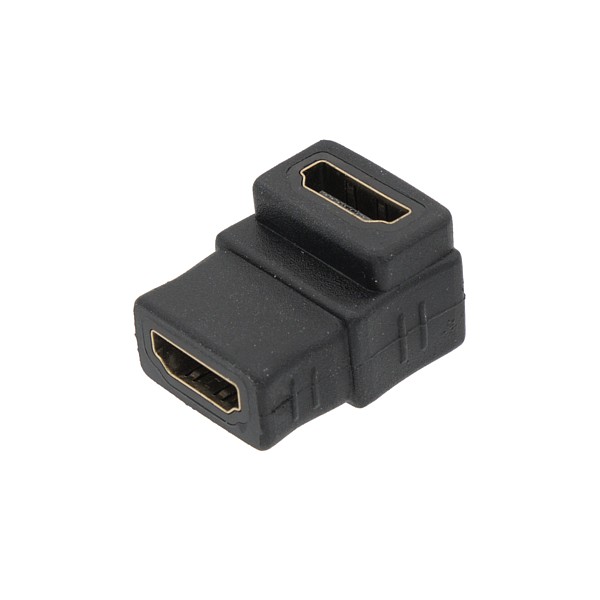 Adaptador HDMI Hembra/Hembra Acodado