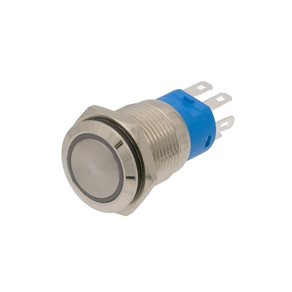 PULSADOR LUMINOSO OFF-(ON) 1CC M16Ø led RGB 24V
