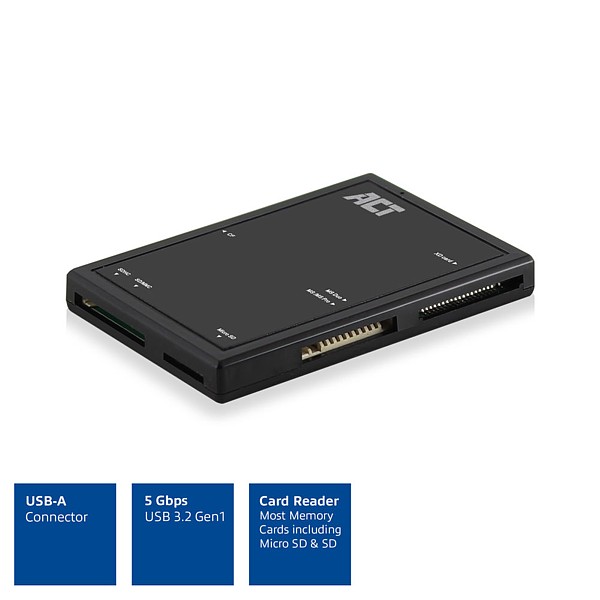 AC6370 Lector de tarjetas externo USB 3.0 Multiformato