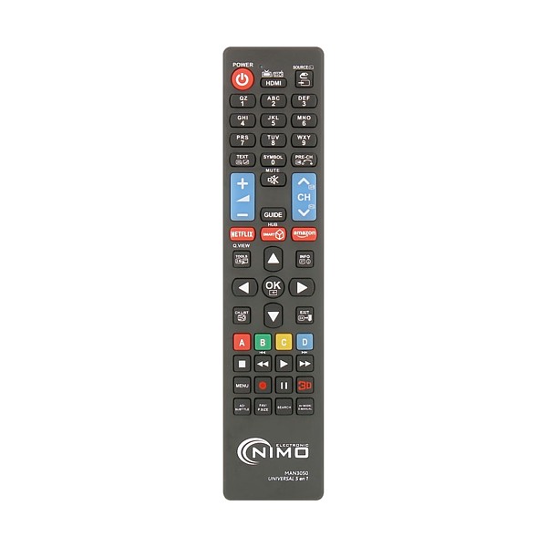 MAN3050 MANDO DIRECTO PARA TVS SAMSUNG, LG, SONY, PHILIPS, PANASONIC