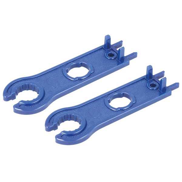 Juego 2 llaves de montaje conector Solar MC4 Azul
