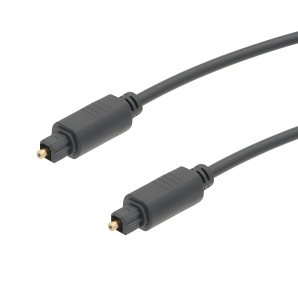 Cable Fibra Óptica TOSLINK Ø4.0mm 3mt Alta Calidad