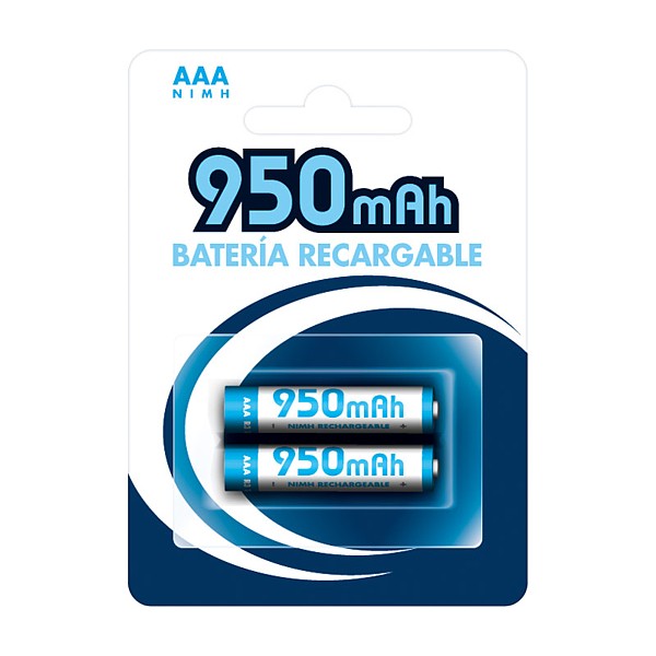 Pila Recargable AAA 950mA (BL2) Ni-MH NIMO