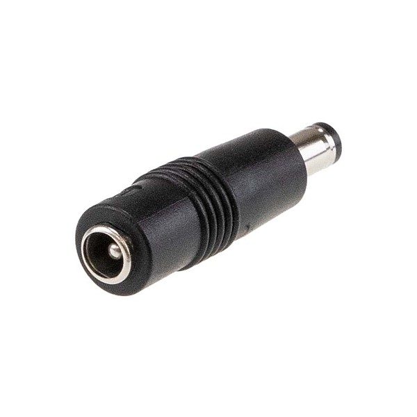 Adaptador 5,5x2,1mm Macho a 5,5x2,5mm Hembra