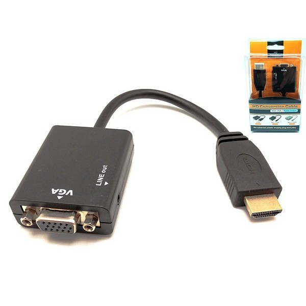 Conversor HDMI a VGA+Audio EG0799