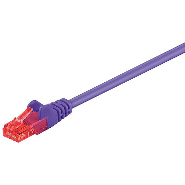 Latiguillo Cat6 UTP 10mts PURPURA CCA
