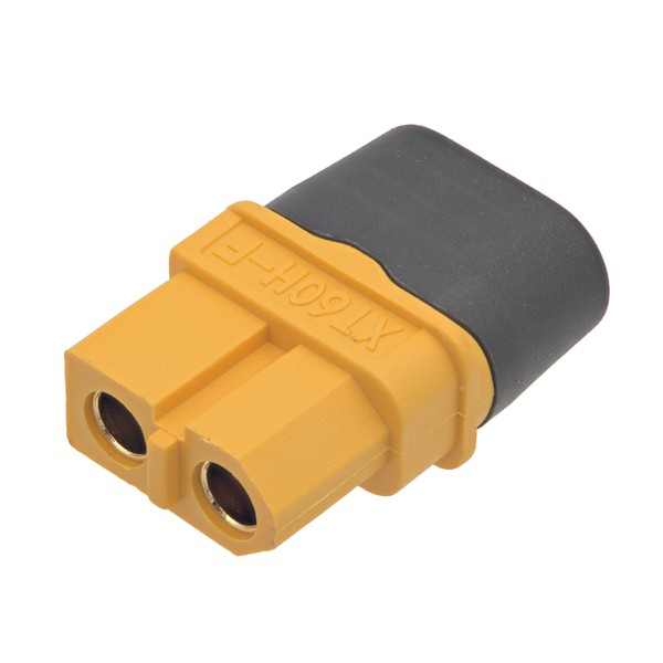 Conector XT60 Hembra (35 Amp) c/protector cable
