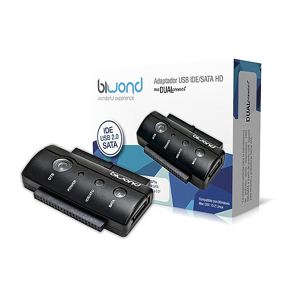 ADAPTADOR USB IDE/SATA HD BIWOND