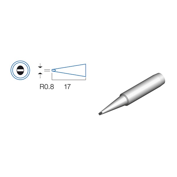 5SI-216N-0.8D Punta plana 0.8mm