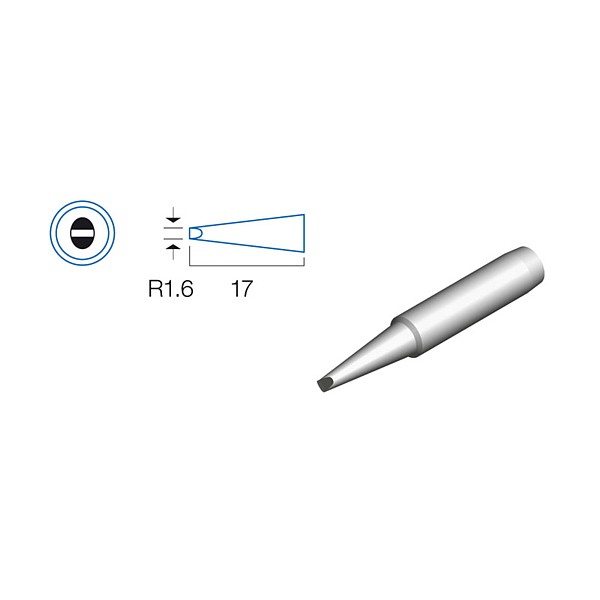 5SI-216N-1.6D Punta plana 1.6mm