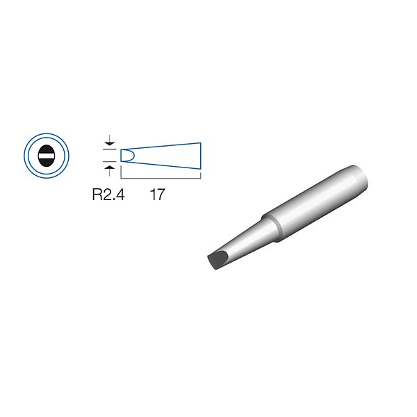 5SI-216N-2,4D Punta plana 2.4mm