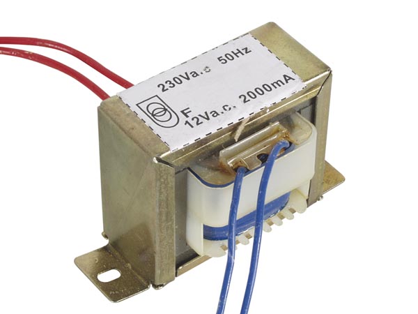 TRANSFORMADOR ALIMENTACION 12V/2A