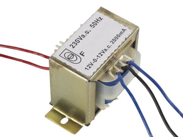 TRANSFORMADOR ALIMENTACION 12-0-12V/1,4A