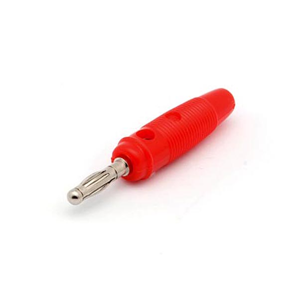 Banana 4mm Roja Flexible 24A 30VAC-60VDC