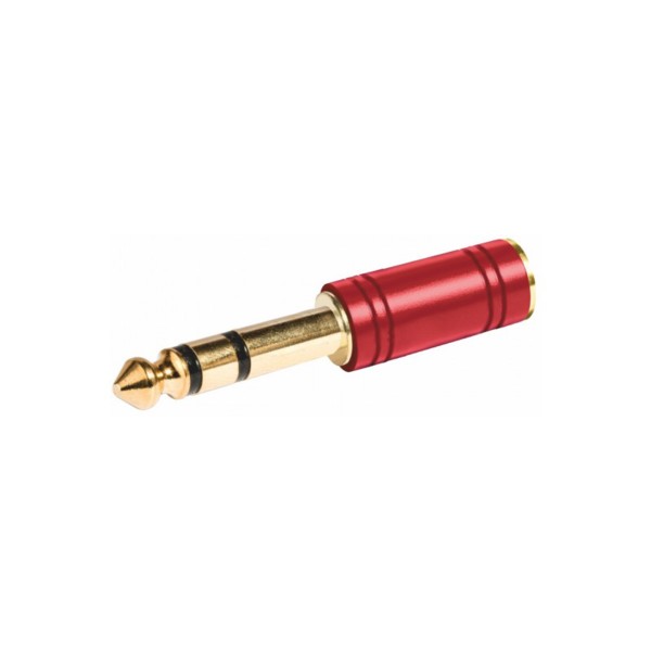 Adaptador Jack6,3St Macho/Jack3,5St Hembra Profesional