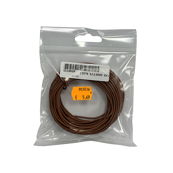 Cable Unipolar Flexible 0,50mm2 Marron (10mts)