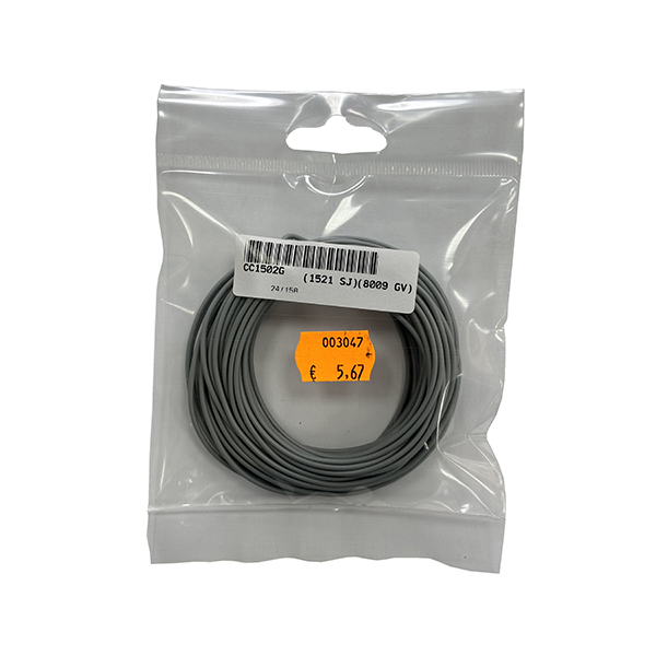Cable Unipolar Flexible 0,50mm2 Gris (10mts)