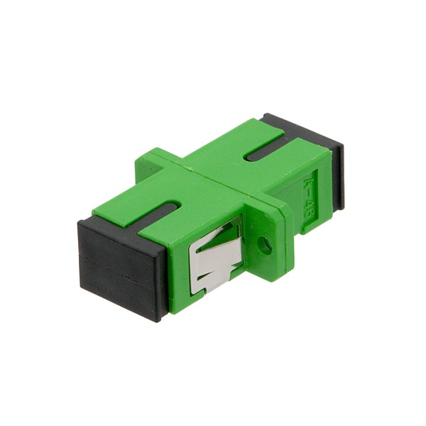 Adaptador SC/APC a SC/APC simplex monomodo