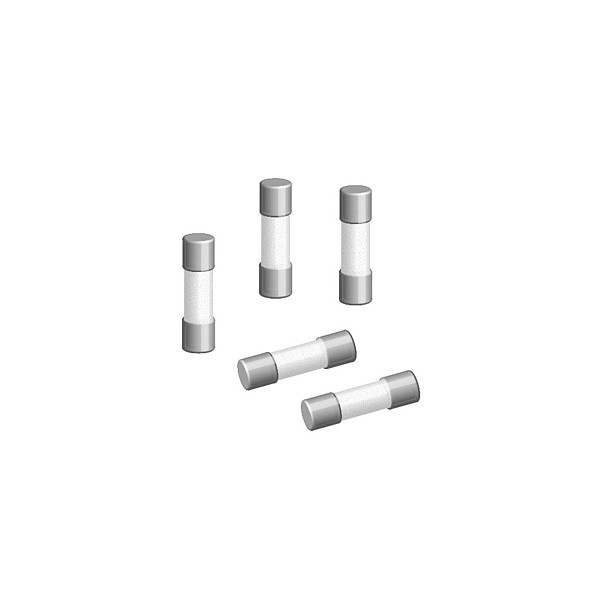 Fusible cerámico 5x20 lento 1A 600V