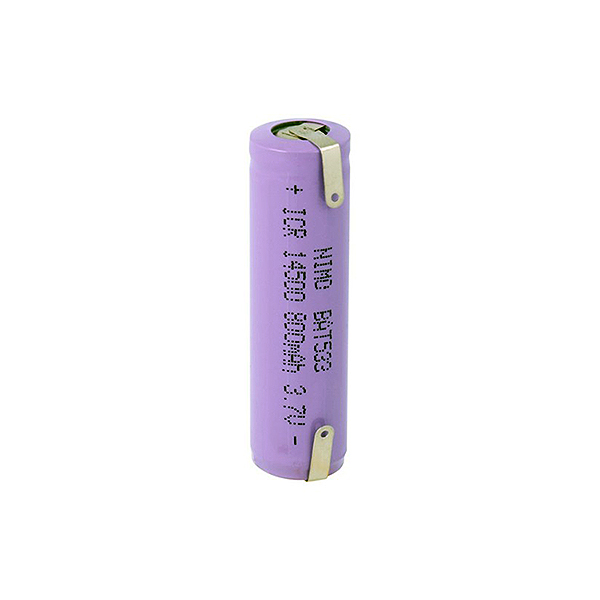 Pila Recargable ICR14500 Litio-ion con circuito control y terminales