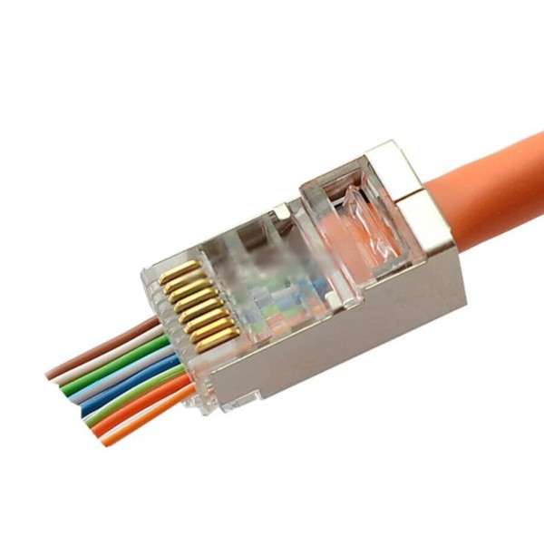 Conector RJ45 Cat6 FTP cable pasante - 1µ