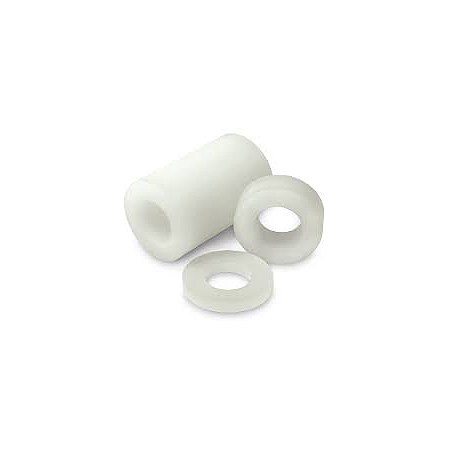 Separador 4mm Plastico Pasante Sin Rosca