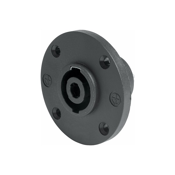 Conector Speakon 4C Hembra Chasis Redonda