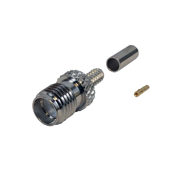 Conector SMA Hembra RG174 Crimpar
