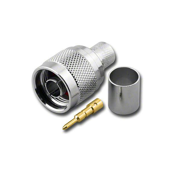 Conector N Macho LMR400 Crimpar
