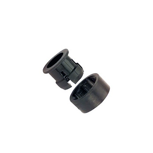 SOPORTE LED 5MM 2-PIEZAS NEGRO
