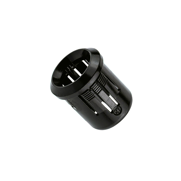 SOPORTE LED 10MM 1-PIEZA NEGRO