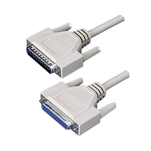 Cable extensión 1:1 DB25M/DB25H 3mts moldeado