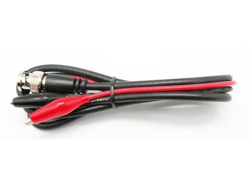 CONEXION BNC-M/2 x PINZAS COCODRILO 1,15mt.