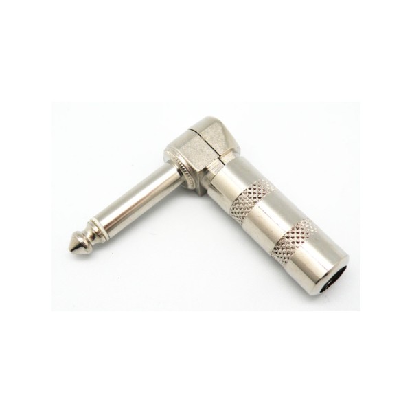 Jack 6,3mm Mo Macho Acodado Metal