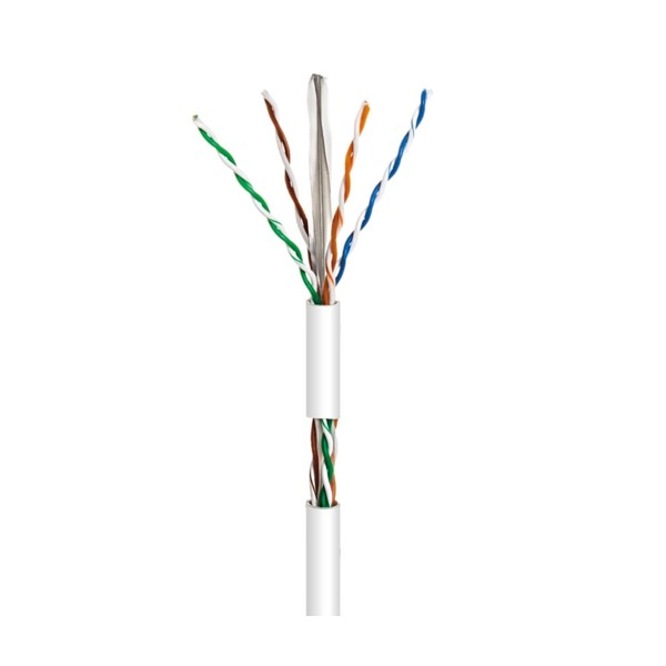 Cable UTP Cat6 CCA rigido 100mts Blanco