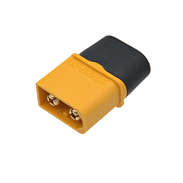 Conector XT60 Macho (35 Amp) c/protector cable