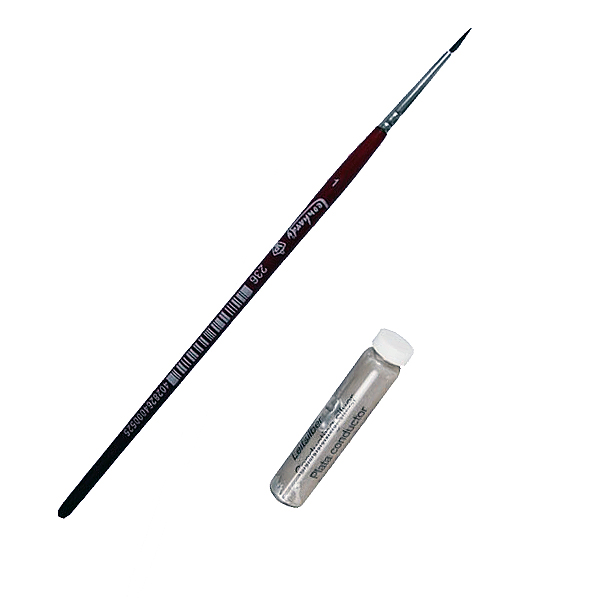 Pintura Conductora De Plata con pincel (15ml.)