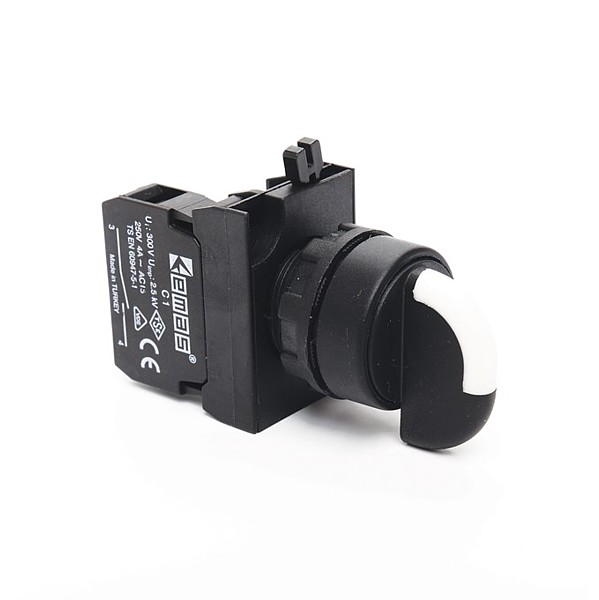 CP100S20 Selector maneta 2POS 1NO OFF-ON M22 IP65