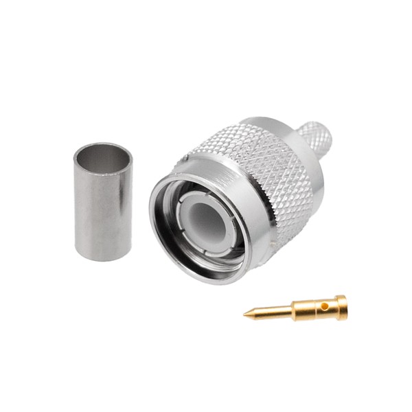 Conector TNC Macho LMR240 Crimpar PTFE