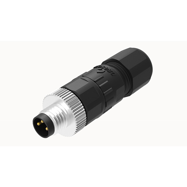 Conector Circular M8 3 Contactos Macho