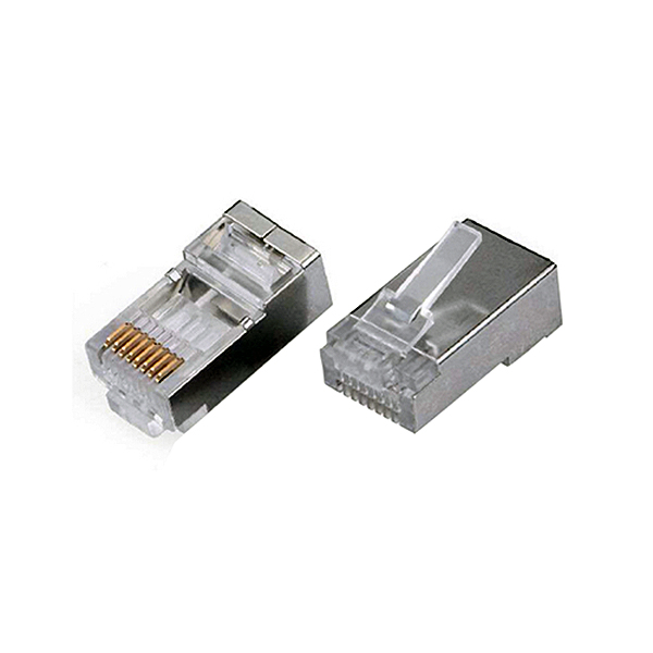 CONECTOR RJ45 FTP CAT5e CABLE RIGIDO guia incorporada
