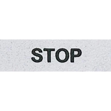 Etiqueta pulsanteria 8mm (STOP)